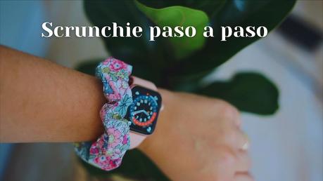 scrunchie te tela paso a paso