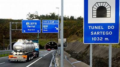 Entra en servicio el radar de tramo en el Tunel do Sartego