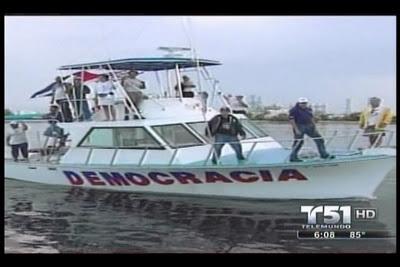 Reunión de mercenarios cubanos con diplomáticos yanquis a las puertas de otra Flotilla provocadora