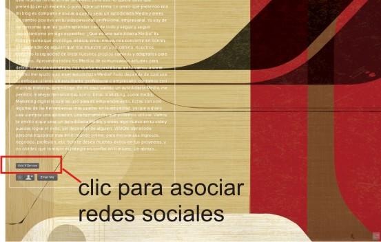 Crea una pagina en about.me y añade tus redes sociales