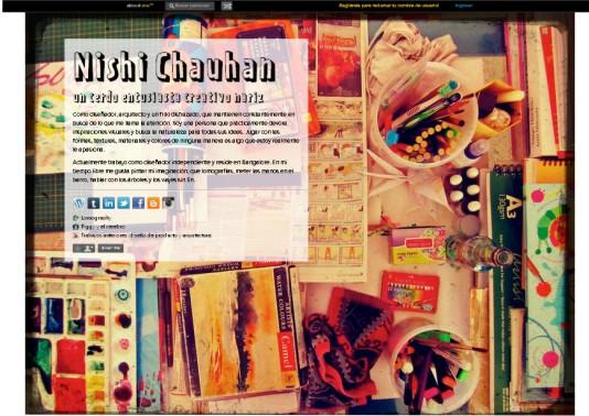 Crea una pagina en about.me y añade tus redes sociales