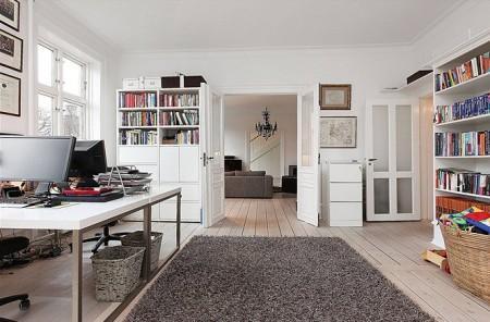 Vivir en un dúplex de 222m² suelo de parquet de tablas anchas estilo nórdico estilo escandinavo diseño de interiores diseño danés decoración de interiores decoración de dúplex decoración de áticos decoración danesa