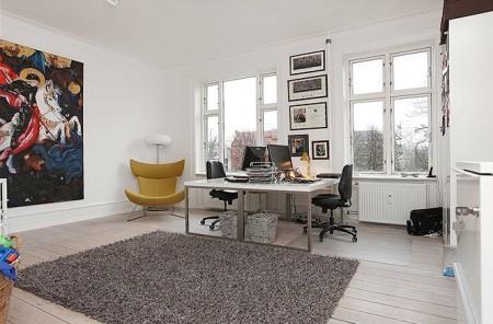 Vivir en un dúplex de 222m² suelo de parquet de tablas anchas estilo nórdico estilo escandinavo diseño de interiores diseño danés decoración de interiores decoración de dúplex decoración de áticos decoración danesa