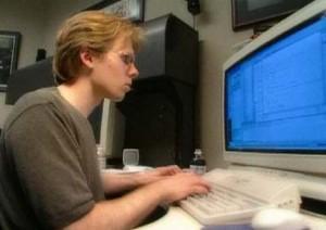 John Carmack working