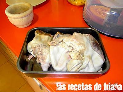 Cuajar de cerdo en adobo Cuajar de cerdo en adobo
