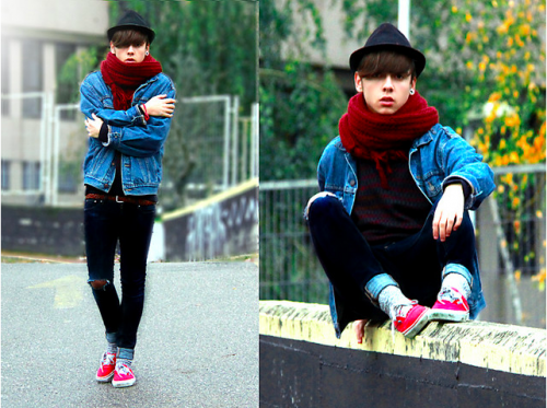 El street style es “vaquero adicto”