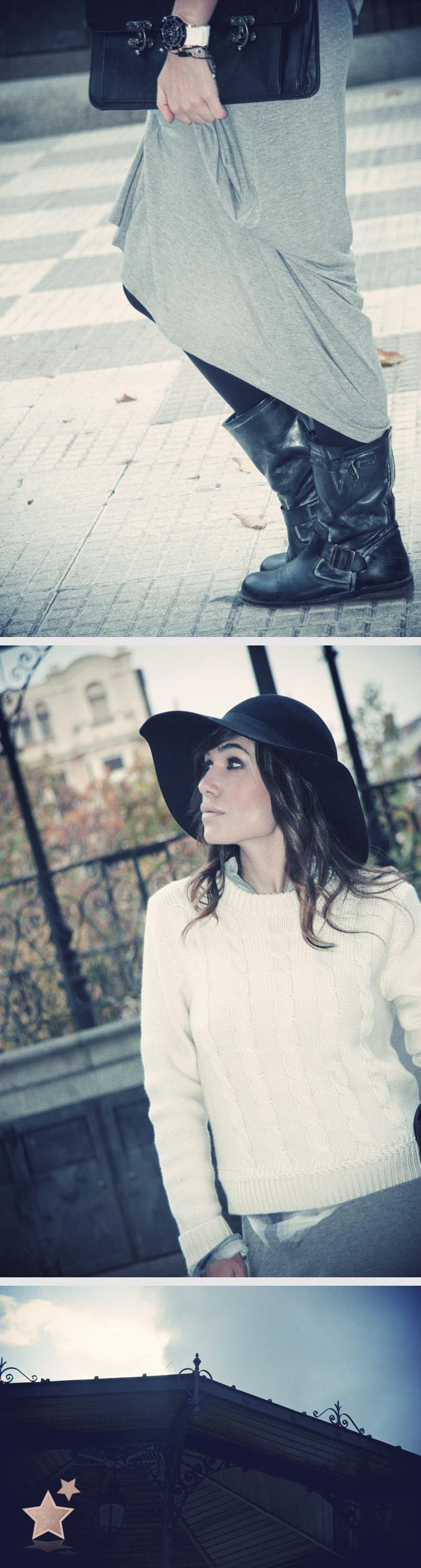 in love with the long skirt ♥