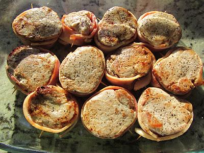 MEDALLONES DE SOLOMILLOS CON ALIOLI DE ALMENDRAS