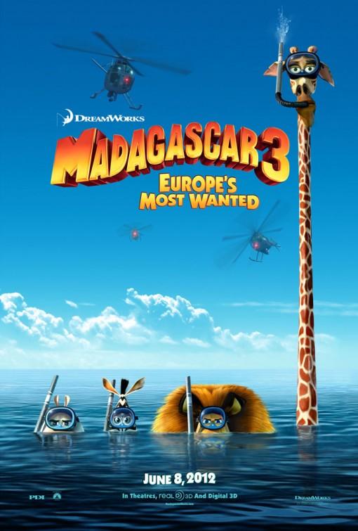 Cartel y trailer de Madagascar 3: Europe’s most wanted