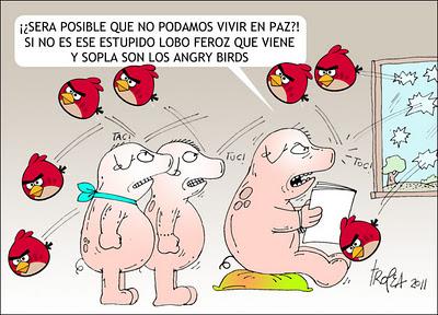 Angry birds y los tres chanchitos / Angry birds and the three little pigs