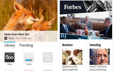 Google Currents, un lector de noticias con diseño atractivo