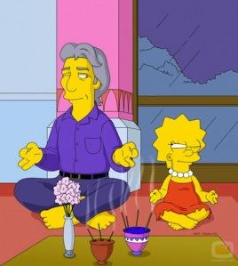 Richard Gere y Lisa Simpson