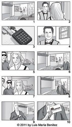 Some storyboards for advertisement