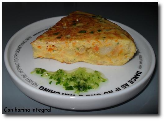 Tortilla de papas ligera