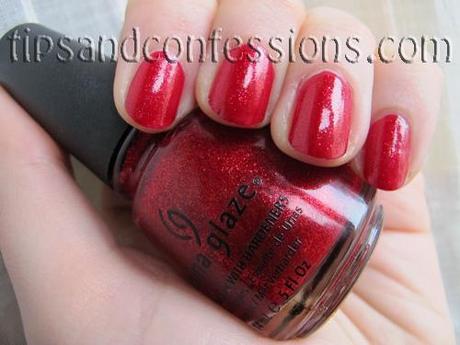 Nail Swatches: Ruby Pumps (China Glaze) Ruby Pumps