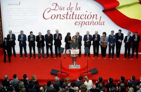 Representantes evangélicos en el 33º aniversario de la Constitución en Madrid