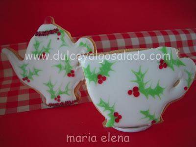 Galletas decoradas....un te con magdalenas??