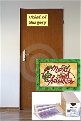 La navidad del jefe anestesista: Papá Noel le regala lo que le hace falta