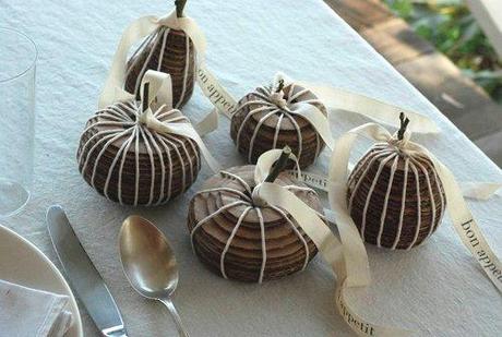 Diy: Manzanas de hilo y cartón muy decorativas