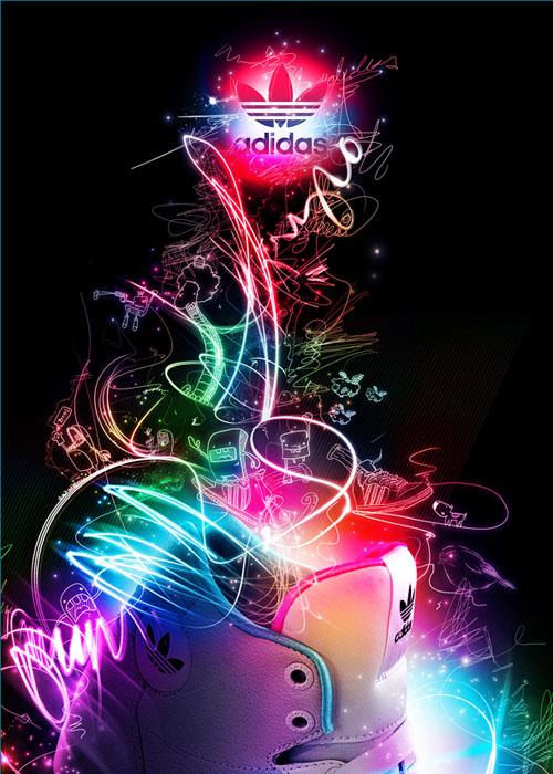 Espectaculares piezas gráficas de Adidas  que sirve como inspiración