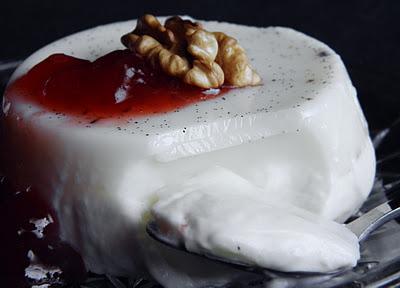 Panacotta con vainilla