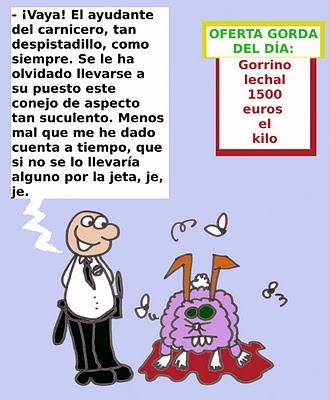 ¡Gracias a Conejito Zombi, cenamos una vez cada medio año!