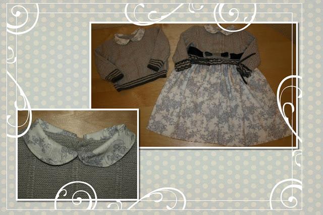 Conjunto en Toile gris... para Daniela y Arturo