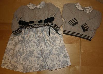 Conjunto en Toile gris... para Daniela y Arturo