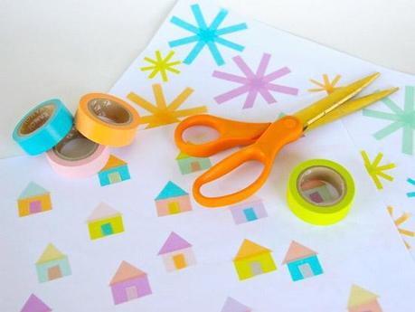 Envolver regalos y decorarlos con washi tape