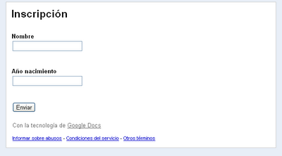 Hoja de cálculo de Google Docs siempre ordenada