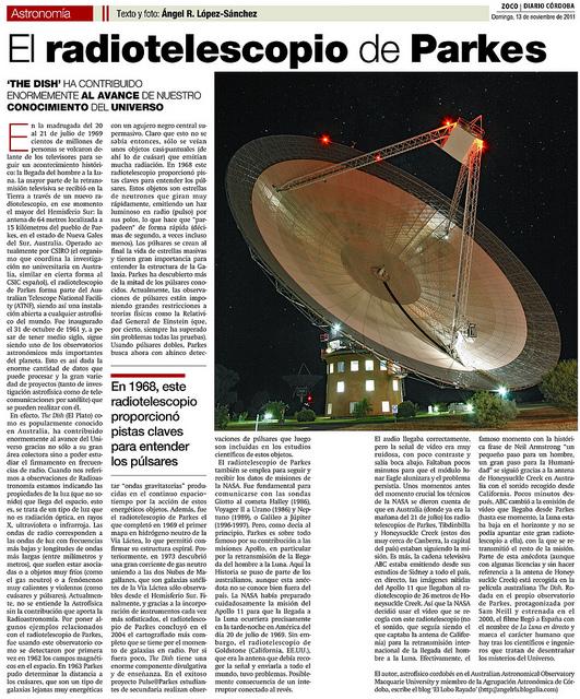 El radiotelescopio de Parkes