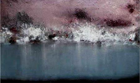 Amaya Bozal pinta las nubes en Madrid