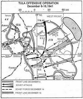 Guderian elude el cerco de Zhukov en Tula, que amenaza a todo el Grupo de Ejércitos Centro - 14/12/1941.