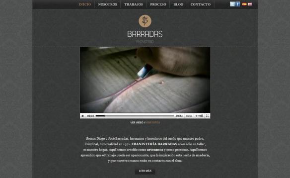¡la web de Ebanistería Barradas ya está online!