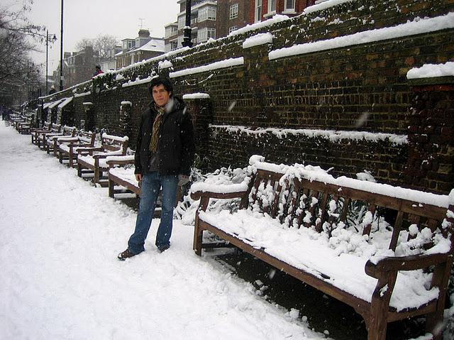 CAMINANDO BAJO LA NIEVE EN RICHMOND PARK