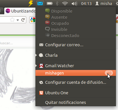 Integrar Gmail en Ubuntu 11.10