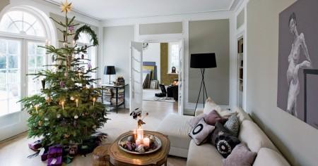 Quedamos en... Navidad quedamos en navidad estilo nórdico decoración sencilla en navidad decoración nordica navidad decoración en gris blanco y toques de violeta decoración de interiores decoración con estilo en navidad corona de adviento nórdica arbol de navidad estilo nórdico adornos navideños dinamarca adornos arbol de navidad nórdico