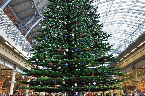 El árbol de Navidad de Lego más grande del mundo