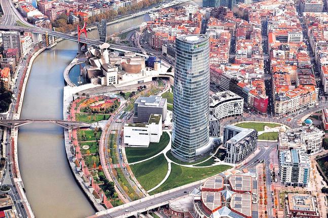 La torre Iberdrola, Bilbao.