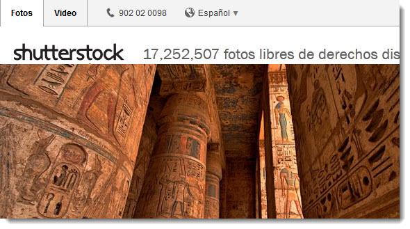 Banco de imagenes shutterstock