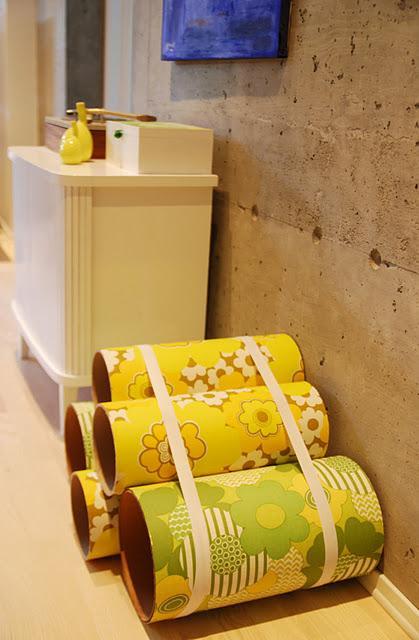 DIY: Estanterías redondas de cartón como las de muuto