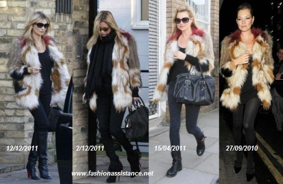 Kate Moss adora su chaqueta de piel de Isabel Marant