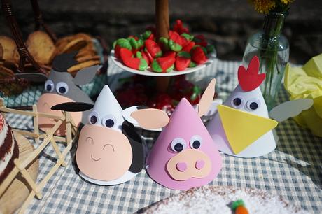 gorros de fiesta de goma eva