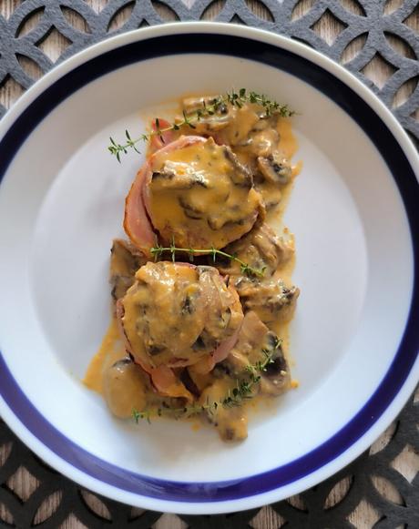 Solomillos de cerdo a la Poulette