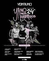 Veintiuno anuncia las fechas de su Ya no nos hablamos tour