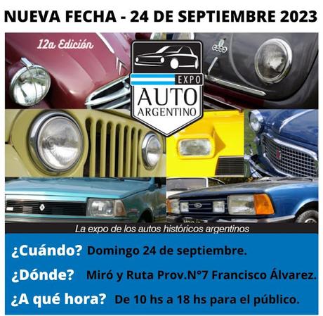 Llega la duodécima edición de Expo Auto Argentino 2023
