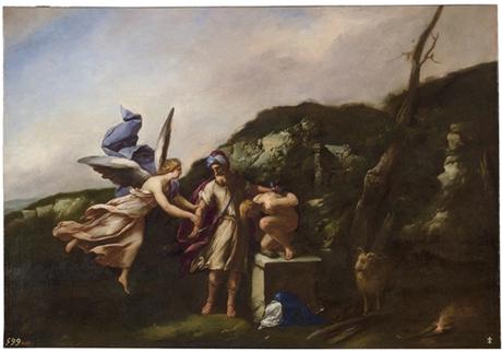 El sacrificio de Isaac de Luca Giordano