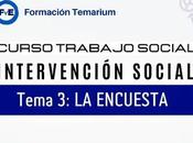 Curso Intervención Social Tema encuesta