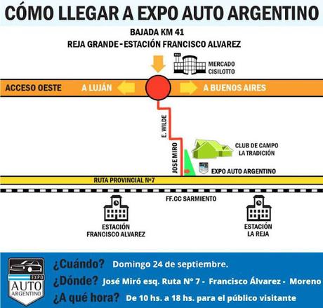 Hoy, domingo 24 de septiembre, se realizará Expo Auto Argentino Hoy, domingo 24 de septiembre, se realizará Expo Auto Argentino