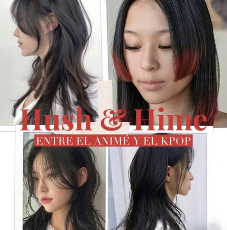 Los cortes de pelo K-Pop y Anime: Hush y Hime,